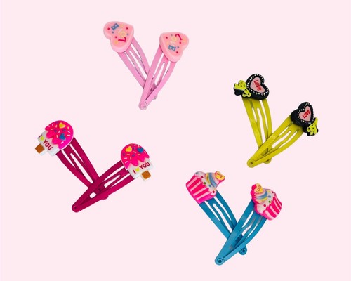 Cute clay hair snap - clay, sets