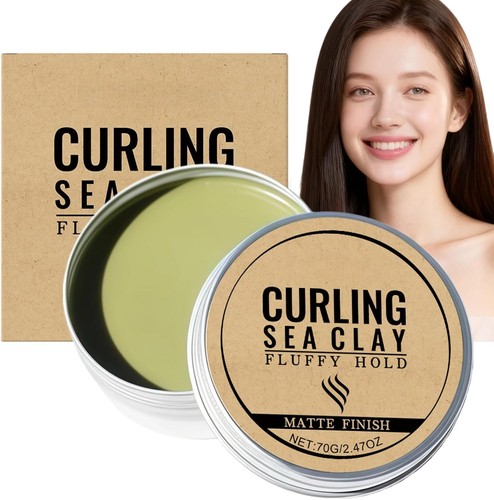 Curling sea clay hair - clay,